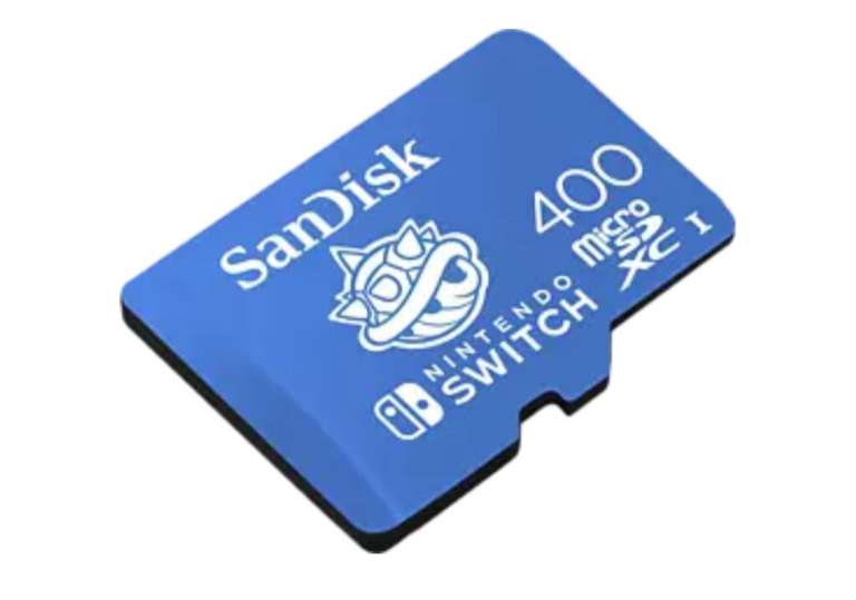 Saturn Black Friday Week Angebot, SanDisk microSDXC™, Speicherkarte für Nintendo Switch, 400 GB, Blau ( bis zu 100 MB/s )