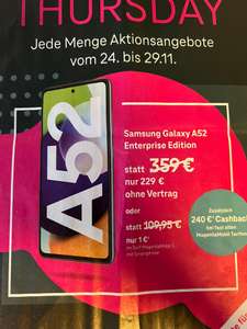 Magenta Thursday 2021: Samsung Galaxy A52 EE - 229€ | Apple AirPods 2 / HomePod Mini für je 77€ | 33% Rabatt auf Apple-iPhone-Cases | u.a.
