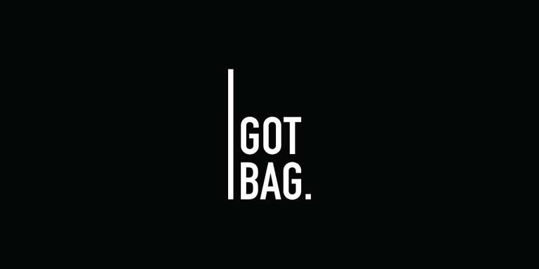 Got Bag 20% auf alles (z.B. GOT BAG Rolltop Backpack Black für 119,20 statt 149)