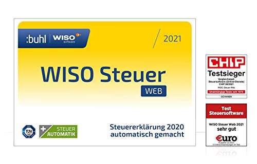 WISO Steuer Web 2021 für Steuerjahr 2020