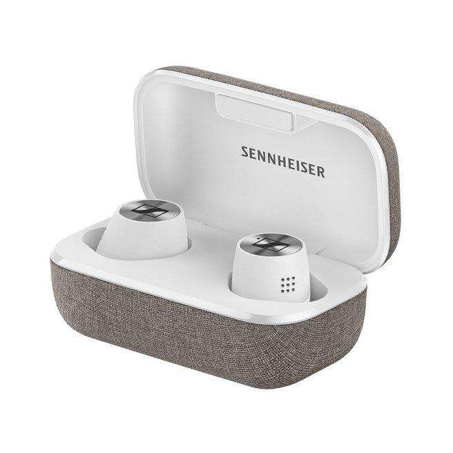 Sennheiser Momentum True Wireless 2 TWS In-Ear-Kopfhörer (28h Akku mit Lade-Case, USB-C, Bluetooth 5.1, aptX, IPX4) White & Black B Ware