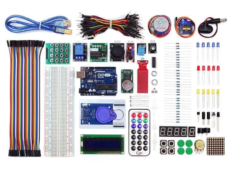 Arduino Uno Starter Kit | Elektronik Projekt Baukasten