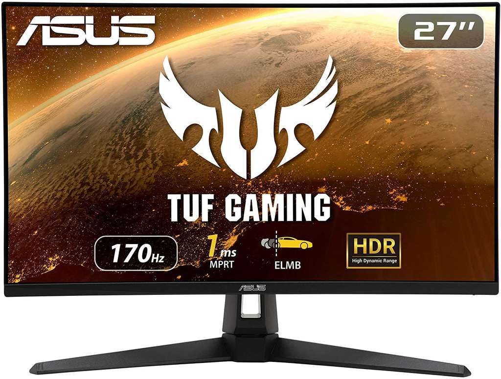 ASUS VG27AQ1A - Gaming Monitor 27" WQHD (2560x1440, IPS, 170 Hz, 1ms MPRT, Extreme Low Motion Blur, G-SYNC Compatible ready, HDR 10)