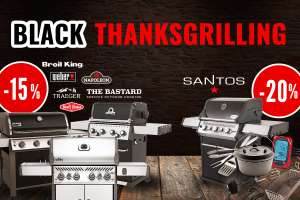 SANTOS - Thanksgrilling 15% bis 20% Rabatt auf Grills und Zubehör