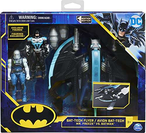 Batman Bat-Tech Flyer mit 2x 10cm Actionfiguren von Batman und Mr. Freeze, inkl. abwerfbarer Granaten für 14,99€ (Amazon Prime)