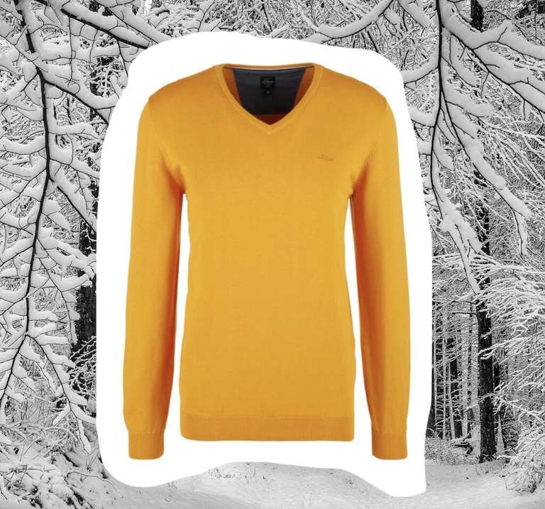 [Tara-M] 25%-Rabatt auf Sweatshirts und Hoodies, z.B. s. Oliver Pullover gelb (Gr. M - XXL), 100 % Baumwolle