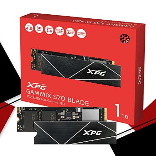 ADATA XPG GAMMIX S70 Blade 1TB PCIe NVME (7.400 / 6.400 MB/s)