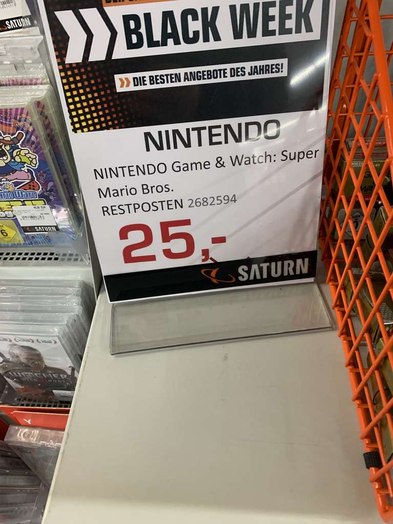 Lokal Saturn Lünen Nintendo Game & Watch Super Mario Bros. für 25€