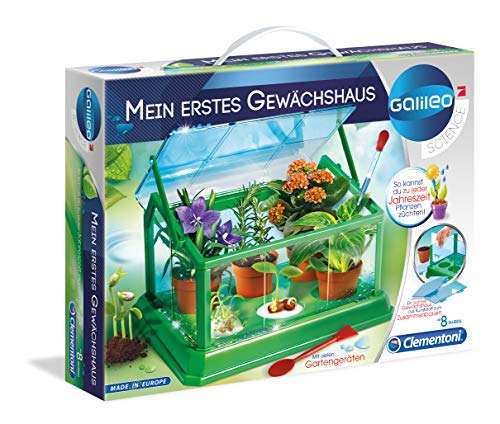 Clementoni Galileo Science – Mein erstes Gewächshaus, Pflanzkasten & Samen für Mini-Gärtner und angehende Botaniker für 9,79€ (Amazon Prime)