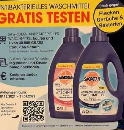 Sagrotan Antibakterielles Waschmittel Gratis Testen (GZG)