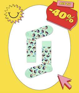 Black Week Sale bei Happy Socks: bis zu 40%-Rabatt, Happy Socks Geschenkbox 3er Pack 'Food Lover'