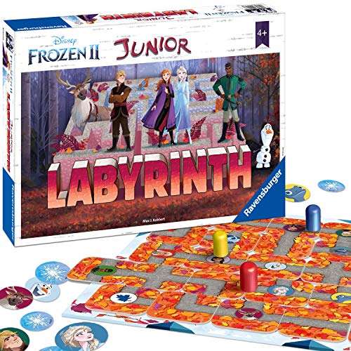 Ravensburger Kinderspiele - Junior Labyrinth, Brettspiel Eiskönigin 2 für 14,37€ (Amazon Prime)