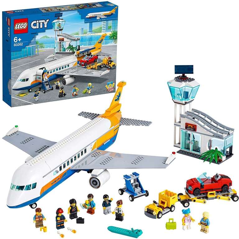 LEGO 60262 City Passagierflugzeug mit Flughafenterminal und LKW (Alternate/Amazon)