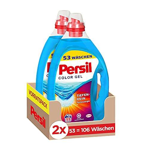 Amazon Deals : Persil Color Kraft Gel 2 x 53 Wäschen