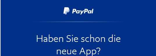 Download der Paypal App und 5 € erhalten - nach Email-Einladung