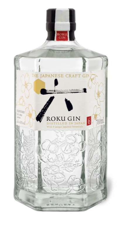 [Amazon] Roku The Japanese Craft Gin 43% Vol., 700ml für 19.39€ | Spar-Abo für 16.48€ möglich