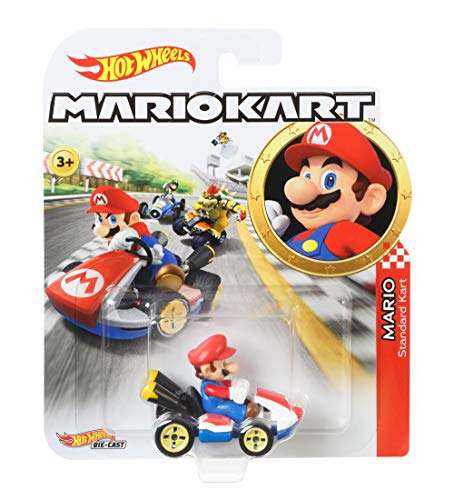 Hot Wheels Mario Kart Replica 1:64 Spielzeugauto (Mario & Luigi & Toad) für je 6,79€ (Amazon Prime)