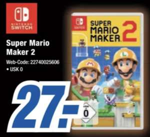 Lokal Expert Mainland-Spessart: Super Mario Maker 2 Nintendo Switch für 27€ / Call of Duty: Black Ops - Cold War PS4 für 19€