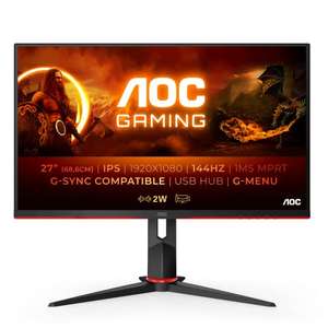 AOC Gaming 27G2U - 27 Zoll FHD, 144 Hz, 1ms, FreeSync (1920x1080, HDMI, DisplayPort, USB Hub)