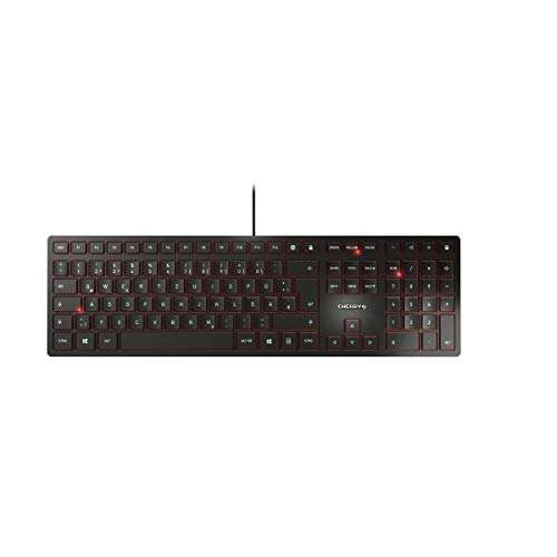 CHERRY KC 6000 Slim Tastatur USB QWERTZ schwarz [Alternate und Amazon]