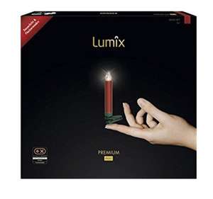 KRINNER Lumix Premium mini (rot) - kabellose Christbaumkerzen - 28,95€