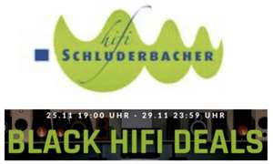 Hifi-Schluderbacher: 10% Rabatt auf ALLE Artikel von Canton, KEF, B&W, Heco, Elac, Rotel usw.