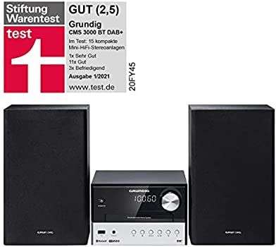 [Amazon] Grundig CMS 3000 BT DAB HiFi System Schwarz
