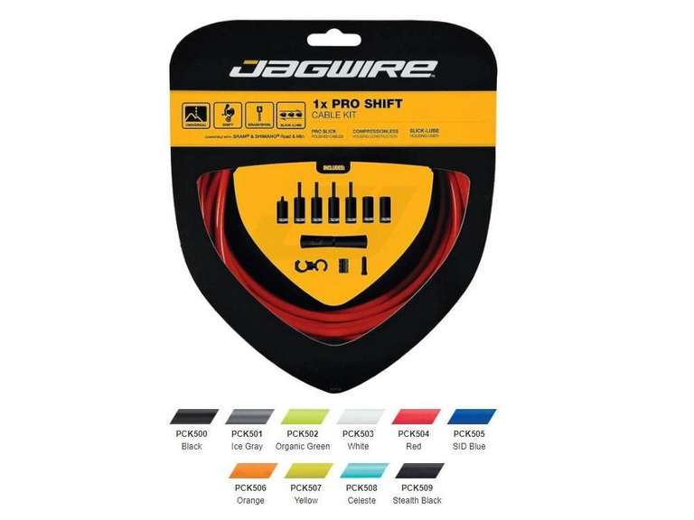 Jagwire 1X Pro Shift Schaltzugset - alle Farben - Bike24