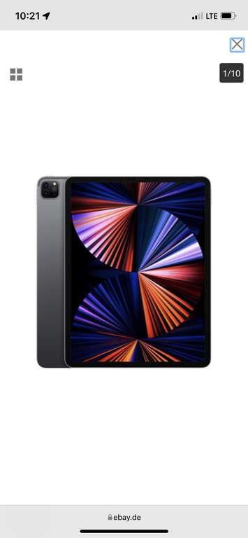 iPad Pro 12.9 2021 256gb