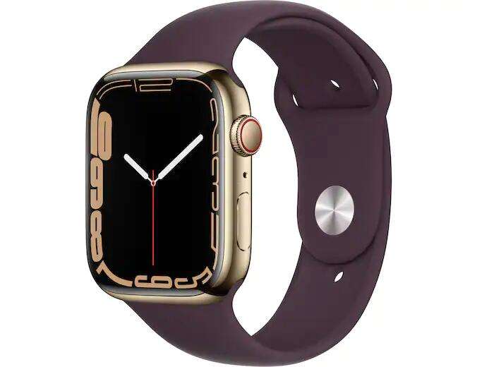 Apple Watch 7 45mm Edelstahl Gold