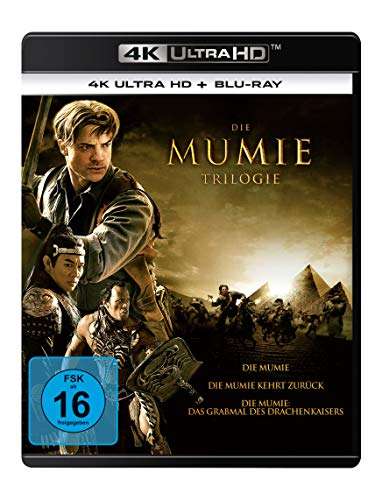 Die Mumie Trilogie UHD - Die Mumie / Die Mumie kehrt zurück / Die Mumie: Das Grabmal des Drachenkaisers (3x 4K Ultra HD + 3 Blu-rays)