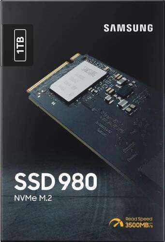 [CoolBlue] Samsung 980 1TB PCIe 3.0 (bis zu 3.500 MB/s) NVMe M.2 Internes Solid State Drive (SSD)
