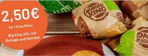 [Smhaggle] [Burger King] 2,50 € Cashback beim Kauf von 1 King Menü Big King XXL von Burger King
