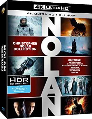 Christopher Nolan Collection 4K Ultra HD + Blu Ray @ amazon.it