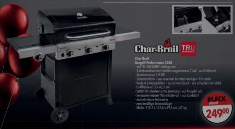 [Lokal CITTI] Char-Broil 330B/ Char-Broil Professional 4400S