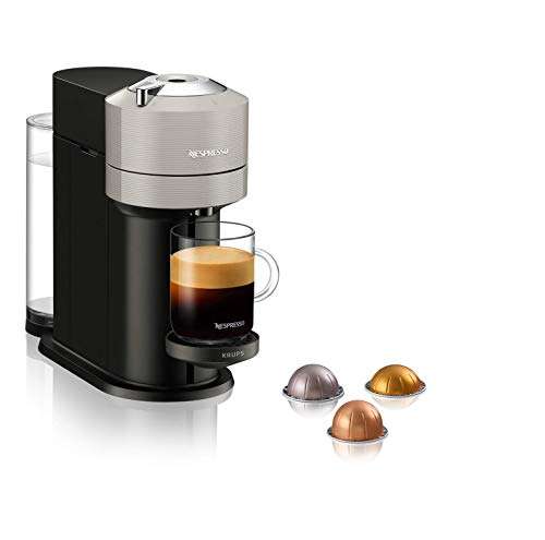 Krups XN910B Nespresso Vertuo Next Basic Kaffeekapselmaschine | 1,1 L Wassertank | Kapselerkennung durch Barcode | 6 Tassengrößen
