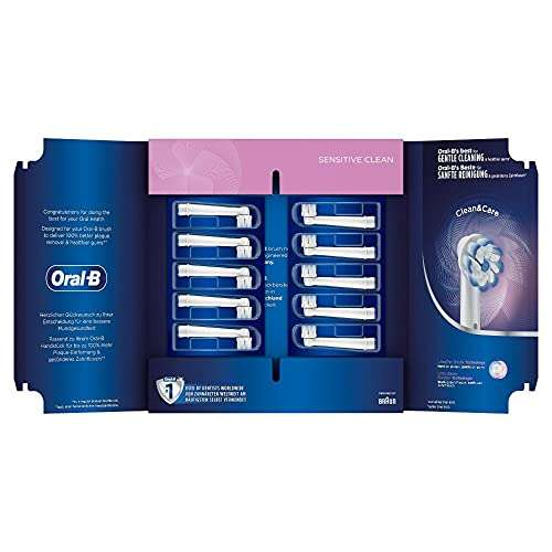[Prime] Oral-B Sensitive Clean Aufsteckbürsten (10 Stück) für 22,99€ oder 21,84€ im Spar-Abo