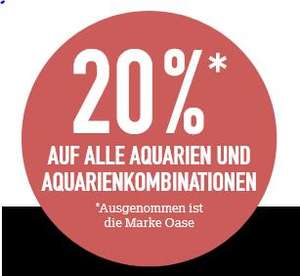 20% auf alle Aquarien bei Kölle Zoo
