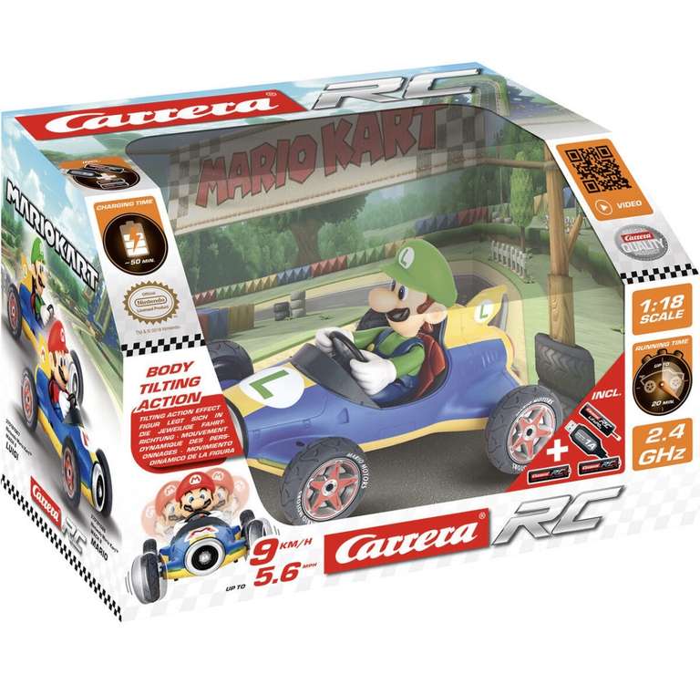 (Galeria App) Carrera RC Mario Kart Mach 8 Luigi