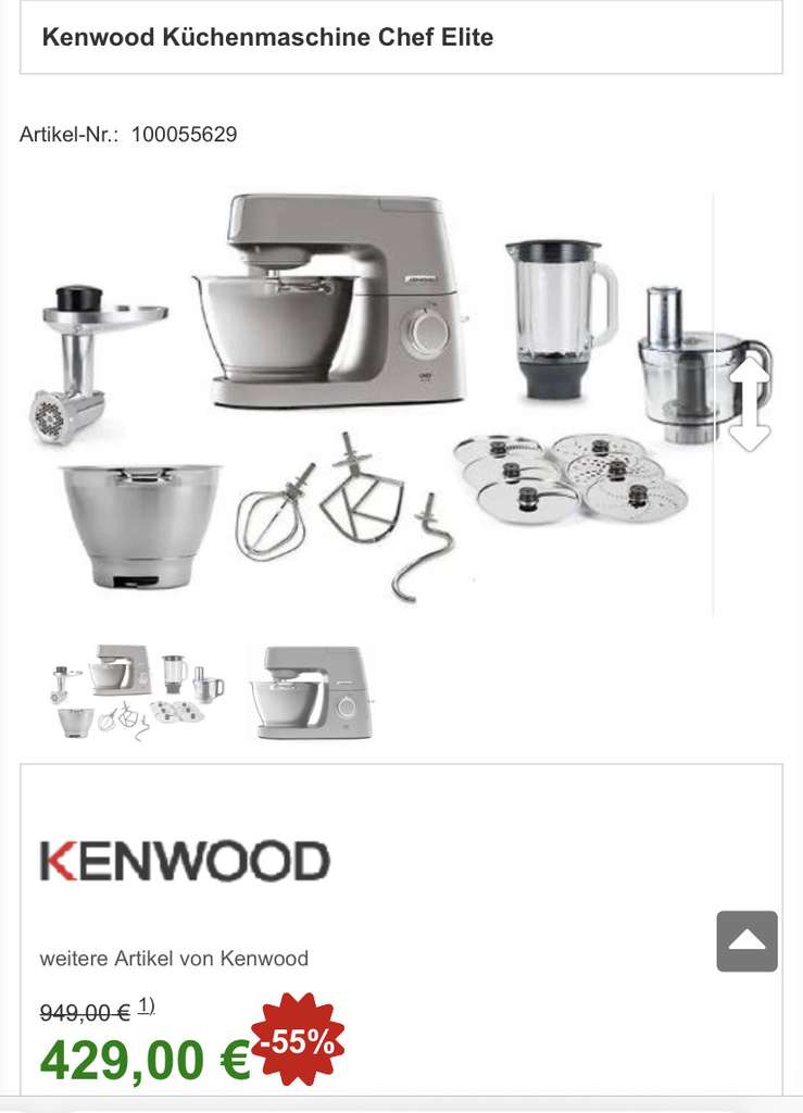 Kenwood Chef Elite KVC5401S