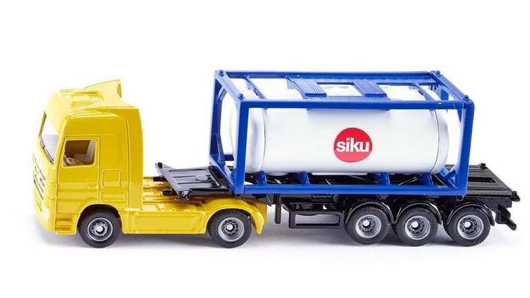 Siku LKW mit Tankcontainer Massstab ca. 1:87 für 8,99€ (Müller Abholung)