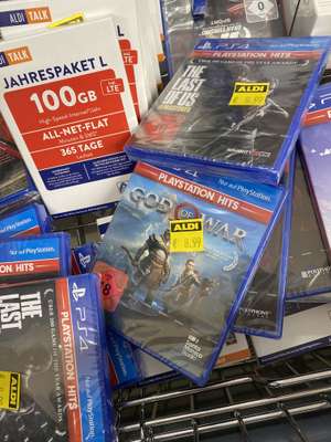 [Lokal Aldi Wolfsburg] Last of Us, God of War, Horizon ZeroDawn PS4 für je 8,99 im Angebot