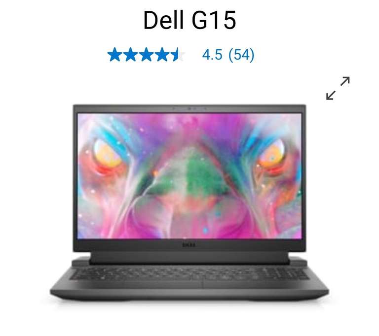 Dell G15 879€inkl. aller Rabatte i7 Rtx3060