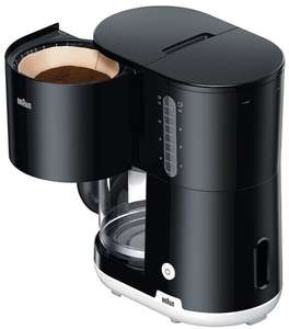 Braun Filterkaffeemaschine KF 1100.BK (10 - 15 Tassen Fassungsvermögen, Tropf-Stopp, Opti Brew) für 25€ inkl. Versand