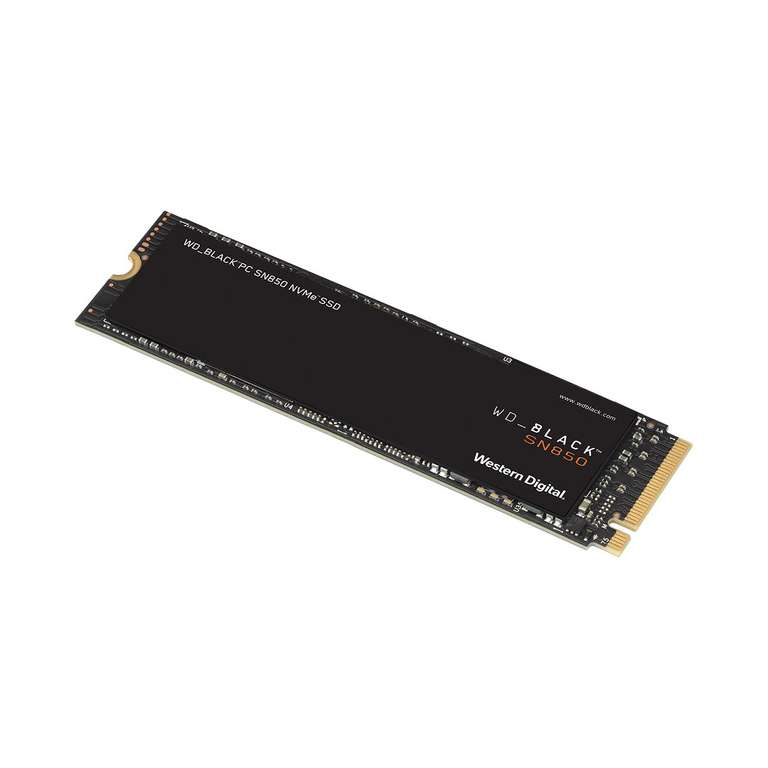 1TB WD BLACK SN850 NVMe M.2 PCIe 4.0 x4 3D-NAND TLC (WDS100T1X0E) 5 Jahre Garantie