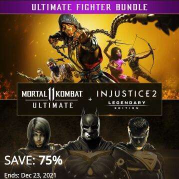 PSN - Mortal Kombat 11 Ultimate + Injustice 2 Leg. Edition (Playstation 4) zum neuen Bestpreis von 22,16 im US-Store (22,79€ im CA-Store)
