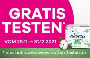 Always Cotton Protection Gratis Testen bei dm [GzG]