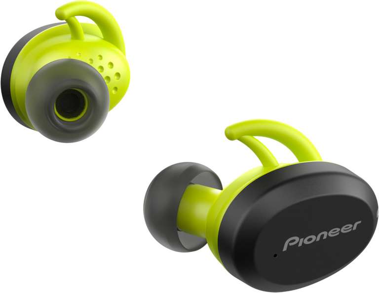 Pioneer SE-E9TW-Y Bluetooth® Sport In Ear Kopfhörer In Ear Schweißresistent, Wasserbeständig Gelb