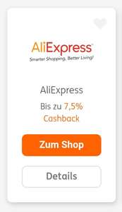[ING Girokonto] Bis zu -7,5% bei AliExpress via DealWise Cashback