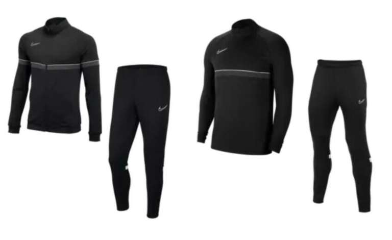 Nike Academy 21 Trainingsanzüge (Jacke + Hose oder Pullover + Hose je 37,99€) in vielen Farben